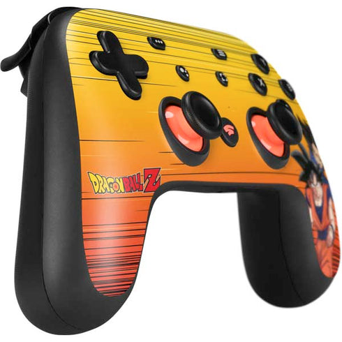 Dragon Ball Z Goku & Vegeta Google Stadia Controller Skin